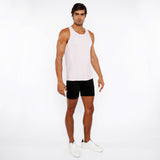St33le Ribbed Stretch Cotton/Tencel Tank Top (16004-01)