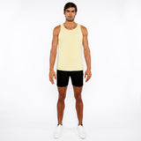 St33le Ribbed Stretch Cotton/Tencel Tank Top (16004-01)