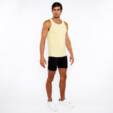 St33le Ribbed Stretch Cotton/Tencel Tank Top (16004-01)