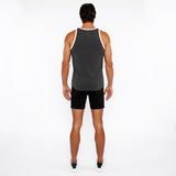 St33lel Rib Stretch Cotton/Rayon Ringer Tank With Piping Detail (16009-01)