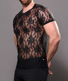 Andrew Christian UNLEASHED Lace Tee (10375)