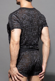 Andrew Christian Military Burnout Tee (10381)