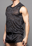 Andrew Christian Military Burnout Muscle Tank (2927)