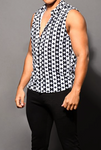Andrew Christian Optical Sleeveless Muscle Shirt (2926)