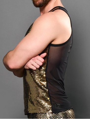 Andrew Christian Disco Sheer Tank (2942) – Out on the Street