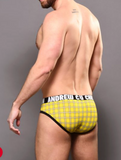 Andrew Christian Plaid Brief w/ ALMOST NAKED® (92974)
