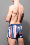 Andrew Christian Retro Stripe Swim Shorts (70049)