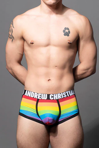 Andrew Christian Pride Stripe Boxer w/ ALMOST NAKED® (93145)