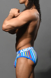 Andrew Christian California Stripe Brief w/ ALMOST NAKED® (93177)