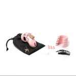 Chastity Kits - CB-6000S Pink Kit with 2 1/2" Cage Length (CB02200)
