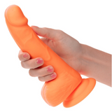 Neon Silicone Studs 6" Dildo