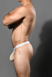 Andrew Christian Essential Rib Thong w/ ALMOST NAKED® (93248)