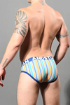 Andrew Christian Sorrento Stripe Brief w/ ALMOST NAKED® (93295)