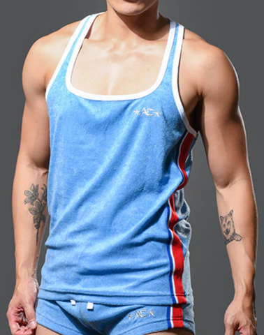 Andrew Christian Roller Disco Square Neck Tank (20006)