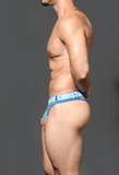 Andrew Christian Abundant Floral Thong w/ ALMOST NAKED® (93474)