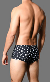 Andrew Christian Polka Dot Pocket Swim Trunk (70125)
