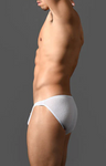 Andrew Christian  Naked Truth Capsule See-Through Deep-V Brief w/ ALMOST NAKED® (93678)