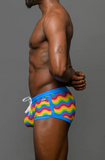 Andrew Christian Pride Wave Swim Trunk (70169)