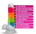 Blush - Neo Elite-Glow in the Dark-Rainbow Rave 6.5" (9.82409)