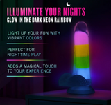 Blush - Neo Elite-Glow in the Dark-Rainbow Rave 6.5" (9.82409)