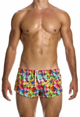 Modus Vivendi Rainbow Jogging Cut Swim Shorts (CS2531)