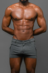 Andrew Christian Skinny Stretch Cargo Shorts (3" Inseam) (6880)