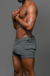 Andrew Christian Skinny Stretch Cargo Shorts (3" Inseam) (6880)