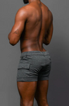 Andrew Christian Skinny Stretch Cargo Shorts (3" Inseam) (6880)