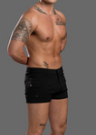 Andrew Christian Skinny Stretch Jean Shorts (3" Inseam) (6890)