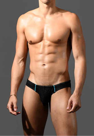 Andrew Christian Mesh Low Cut Swim Bikini w/ ALMOST NAKED® (70189)