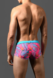 Andrew Christian Pink Paradise Buckle Swim Trunk (70173)