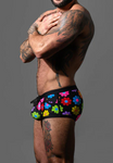 Andrew Christian Flower Power Pocket Swim Trunk (70175)