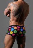 Andrew Christian Flower Power Pocket Swim Trunk (70175)