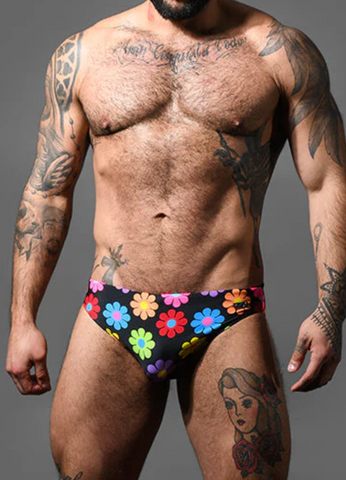 Andrew Christian Flower Power Pocket Swim Bikini (70174)