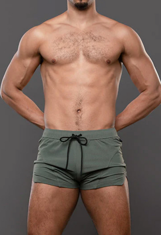 Andrew Christian Breeze Mesh Gym Shorts (3" Inseam) (6900)
