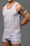 Andrew Christian Miami Cabana Boy Art Deco Tank (20059)