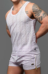 Andrew Christian Miami Cabana Boy Art Deco Tank (20059)