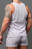 Andrew Christian Miami Cabana Boy Art Deco Tank (20059)