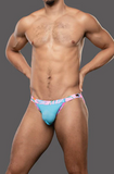 Andrew Christian Miami Cabana Boy Tropical Mesh Brief w/ ALMOST NAKED® (93672)