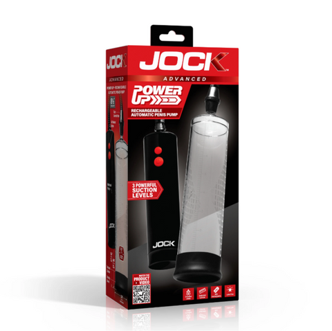 Jock - Power Up Rechargeable Automatic Penis Pump (XRCN1036)