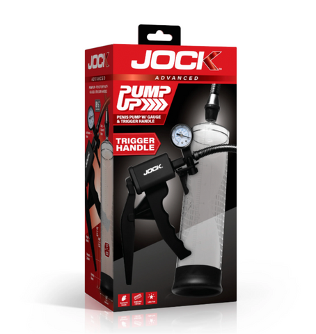Jock - Pump Up Penis Pump with Gauge & Trigger Handle (XRCN1035)