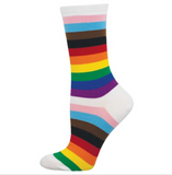 Progress Rainbow Striped Socks