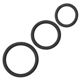 CalExotics - Rubber Ring Black 3pc Set (1407.03.2)