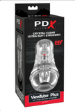PDX Elite ViewTube See-Thru EZ-Grip Stroker (RD 55720)