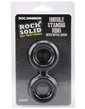 Rock Solid - Silicone Double Stamina Ring with Metal Beads (3701.37)