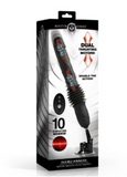 Master Series - Double Pounder Silicone Vibrating Dildo Thruster (XRAH806)