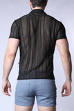 Timoteo Sicily Crochet Mesh Shirt (TMS253)