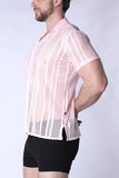 Timoteo Sicily Crochet Mesh Shirt (TMS253)