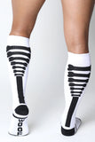 CellBlock13 Kennel Club Bones Knee High Sock (A093)