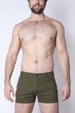 Timoteo Sorrento Cotton Twill Short (TMS289)